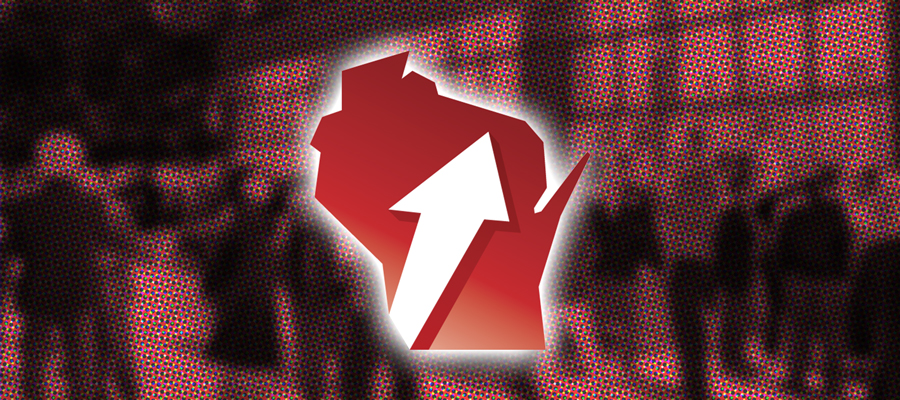 Administrative Transformation Program logo of Wisconsin with an arrow pointing upwards