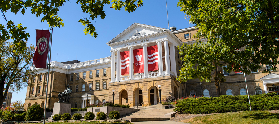 Bascom Hall in the summer