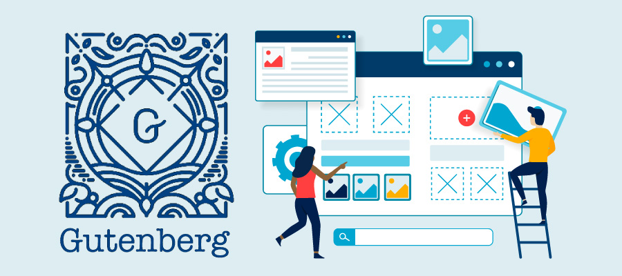 Gutenberg drag and drop web editing