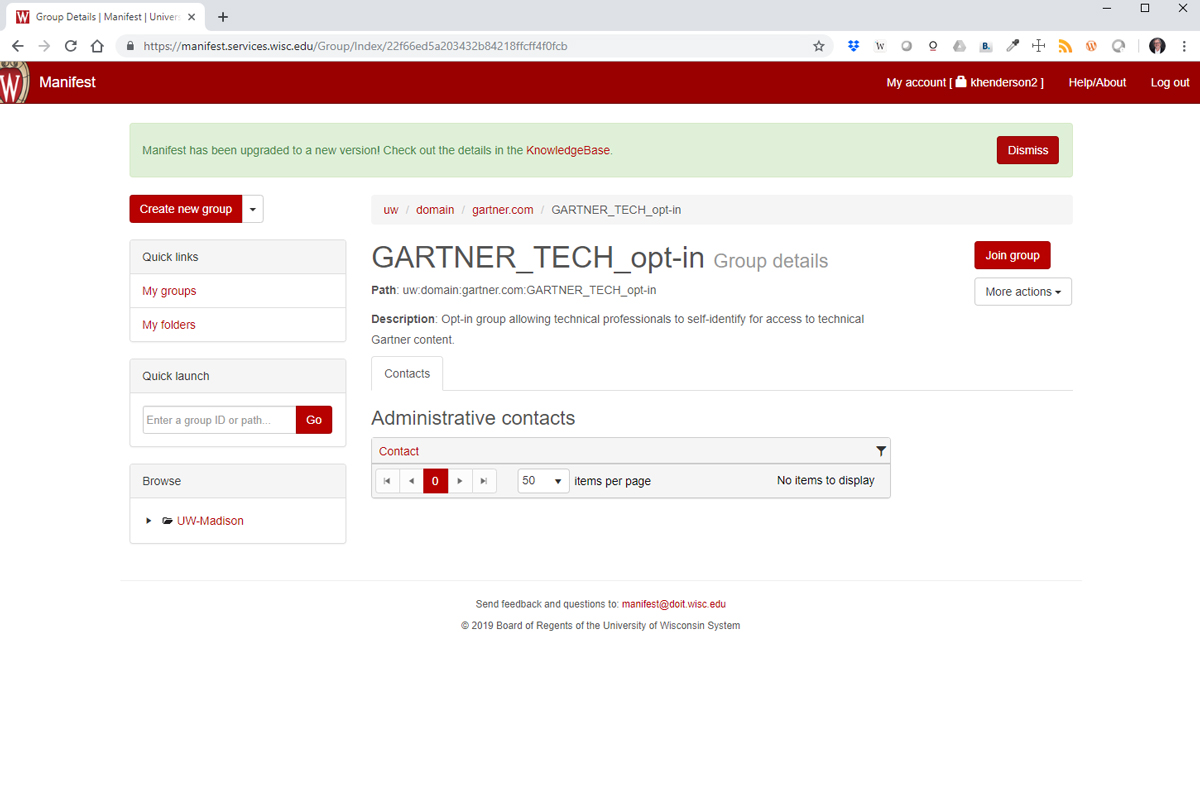 Gartner join screen